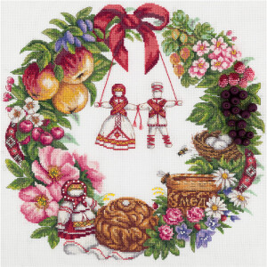 Panna telpakket "Fruitfulness Wreath", 32,5x32cm