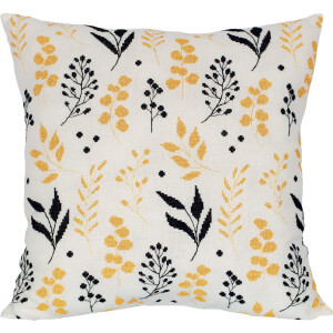 Panna counted cross stitch cushion kit "Floral Pattern", 42x42cm, DIY