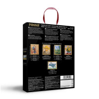 Набор для вышивания счетным крестом Panna "Золотая серия. Пшеничное поле с капризами, Винсент Ван Гог", 38x30 см.