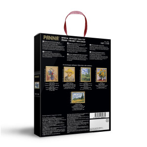 Набор для вышивания счетным крестом Panna "Золотая серия. Ирисы. Винсент Ван Гог", 27x21,5 см