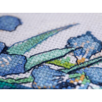 Panna counted cross stitch kit "Golden Series. Irises. Vincent Van Gogh", 27x21,5cm, DIY