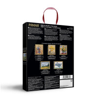 Panna counted cross stitch kit "Golden Series. View of Vetheuil, Claude Mone", 22,5x29,5cm, DIY