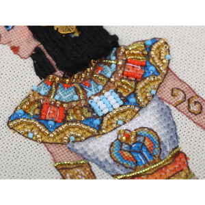 Набор для вышивания счетным крестом Panna "Золотая серия. Женщины мира. Египет", 23x32 см