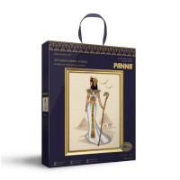 Kit de punto de cruz contado Panna "Serie Dorada. Mujeres del mundo. Egipto", 23x32cm