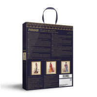 Kit de point de croix compté Panna "Série dorée. Femmes du monde. Egypte", 23x32cm