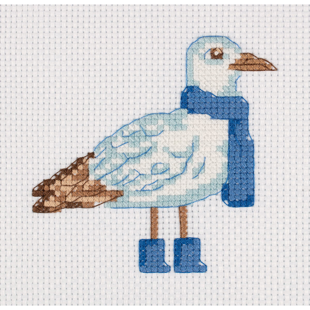 Klart counted cross stitch kit "Seagull",...