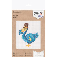Klart counted cross stitch kit "Dodo", 11x13cm, DIY