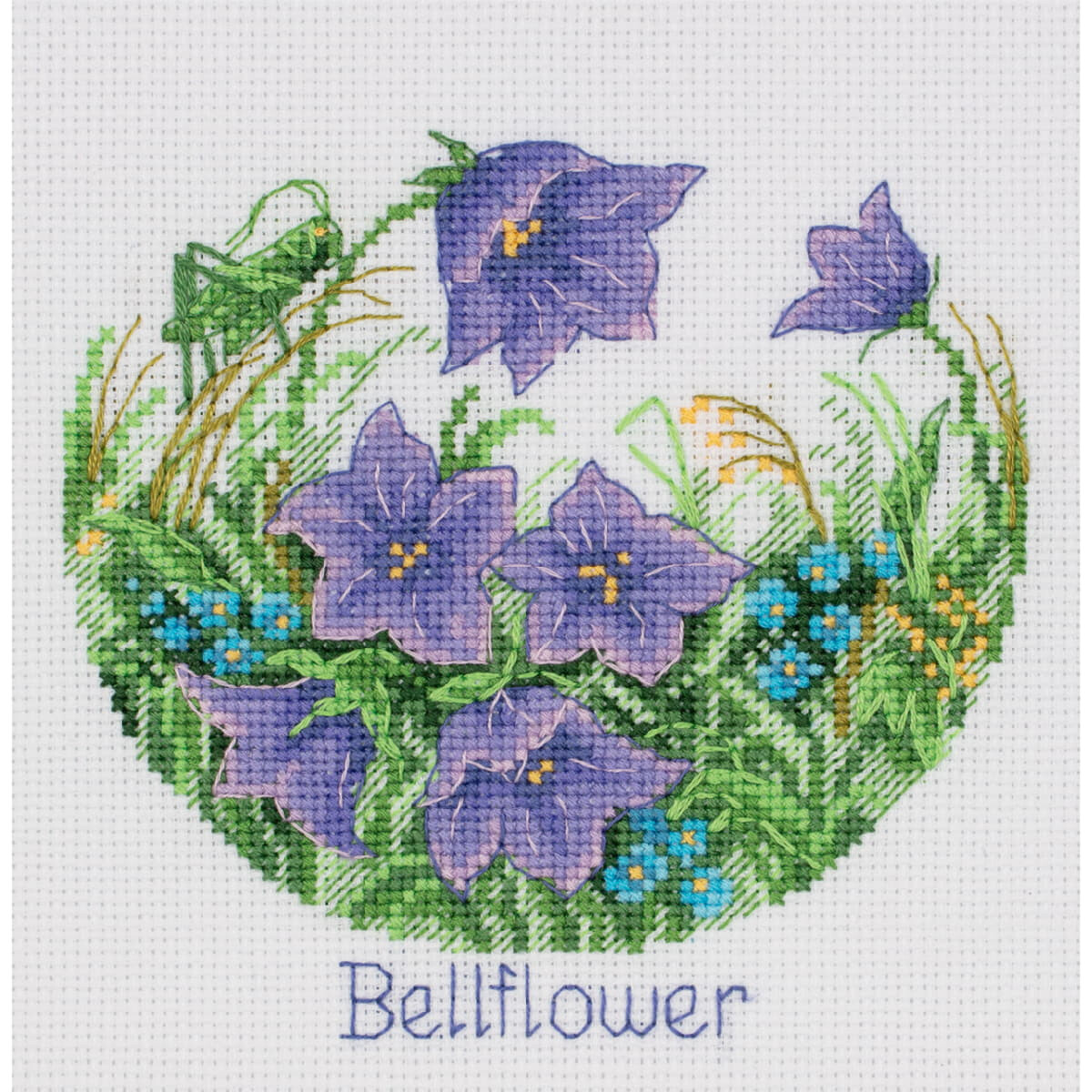 Klart counted cross stitch kit "Flower Compliments....