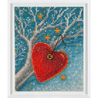 RTO counted cross stitch kit "Warmth of the heart", 9x11cm, DIY