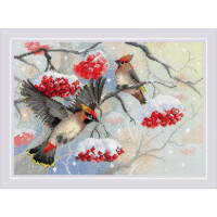Riolis counted cross stitch kit "Winter Whispers", 30x21cm, DIY