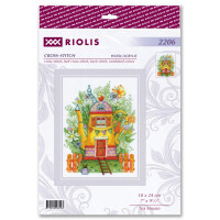 Riolis counted cross stitch kit "The House", 18x24cm, DIY