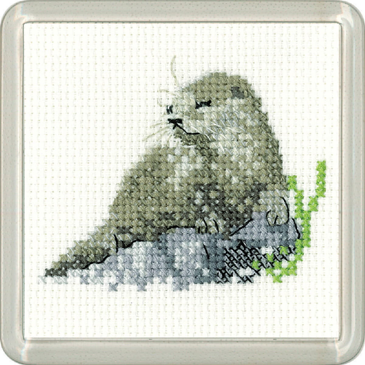 Heritage counted cross stitch kit with Coaster, Aida...