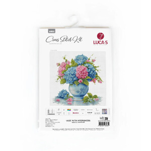 Luca-S counted cross stitch kit "Vase with...