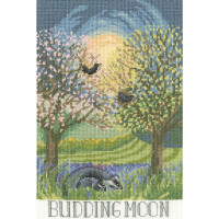 Kit punto croce contato Bothy Threads "Budding Moon", XDD1, 18x27cm