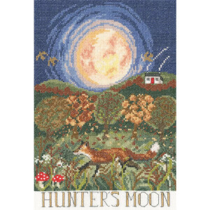 Bothy Threads kit punto croce "Hunters Moon",...