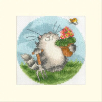 Bothy Threads grootkaarttelpakket "Seeds Of Love", XGC46, 10x10cm