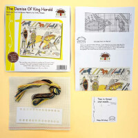 Bothy Threads counted cross stitch kit "The Demise Of King Harold", XBT5, 30x26cm, DIY