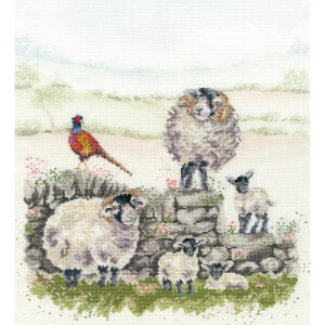 Bothy Threads counted cross stitch kit "Green...