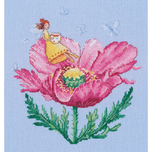 RTO counted cross stitch kit "Tea for the fairy...