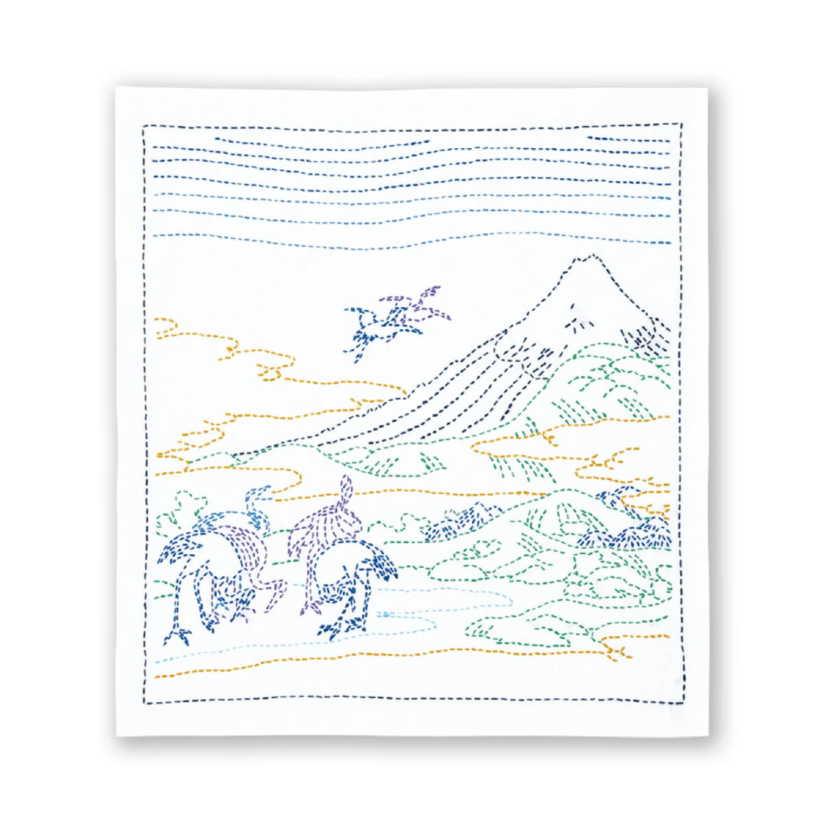 Olympus Sashiko Stickpackung "Hana Fukin Hokusai...