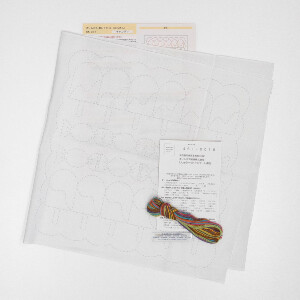 Набор для вышивания сашико с печатью Olympus "Свечи Hana Fukin Pop Designs", 34x34 см, оригинал из Японии