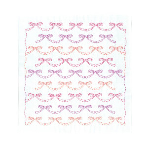 Набор для вышивания сашико "Hana Fukin Pop Designs Ribbons", 34x34 см, оригинал из Японии