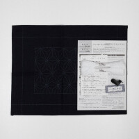 Kit de point Sashiko estampillé Olympus "Set de table", 33x43cm, Original du Japon
