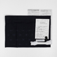 Olympus gestempeld Sashiko borduurpakket "Placemat", 24x34cm, Origineel uit Japan