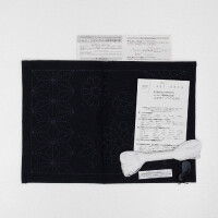 Kit de punto sashiko estampado Olympus "Placemat", 24x34cm, Original de Japón