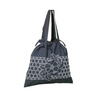 Olympus stamped Sashiko stitch kit "Shoulder Bag", 42x42cm, Original from Japan