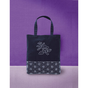 Olympus stamped Sashiko stitch kit "Bag",...