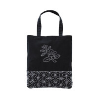 Olympus stamped Sashiko stitch kit "Bag", 32x26x4cm, Original from Japan