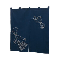 Olympus Sashiko Stickpackung "Vorhang", Stoff bedruckt, 93x81cm, Original aus Japan