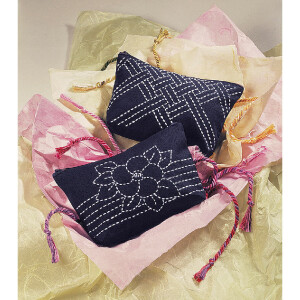 Olympus stamped Sashiko stitch kit "Pouch",...