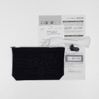Olympus Sashiko Stickpackung "Beutel", Stoff bedruckt, 12x20x4cm, Original aus Japan