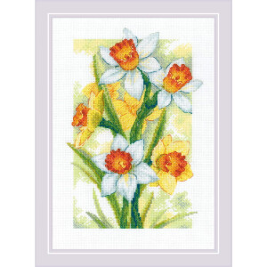 Riolis counted cross stitch kit "Spring Glow....