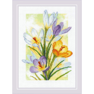 Riolis counted cross stitch kit "Spring Glow....