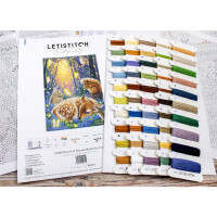 Letistitch counted cross stitch kit "Forest of Dreams", 30x21cm, DIY