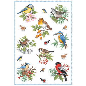 Счетная схема Lindners Cross Stitch "Родные птицы", 147