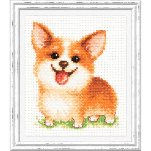 Magic Needle Zweigart Edition counted cross stitch kit "Keep a smile", 10x13cm, DIY