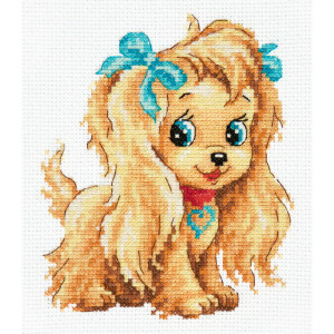 Magic Needle Zweigart Edition counted cross stitch kit "Charming", 12x14cm, DIY