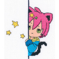 RTO counted cross stitch kit "Sweets", 9x11,5cm, DIY