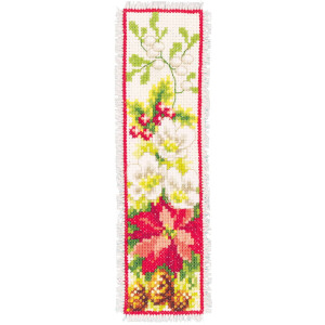 Vervaco bookmark counted cross stitch kit "4 Seasons" Set of 4, 6x20cm, DIY