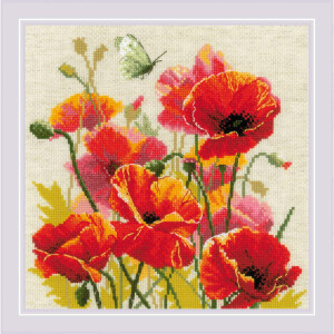 Riolis counted cross stitch kit "Color of Flame", 30x30cm, DIY
