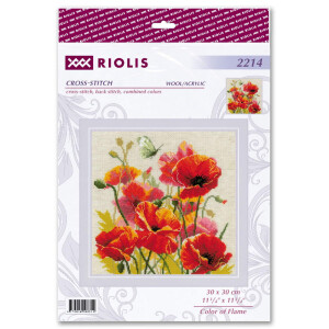Riolis counted cross stitch kit "Color of Flame", 30x30cm, DIY