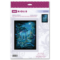 Kit punto de cruz contado Riolis "Moonlight Magic", 30x40cm