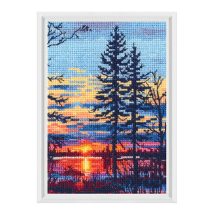 RTO counted cross stitch kit "When the sun goes...