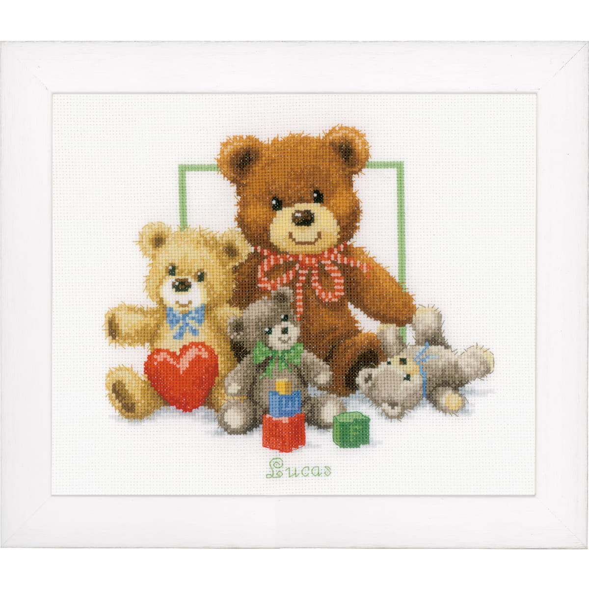 Vervaco counted cross stitch kit "Cuddly...