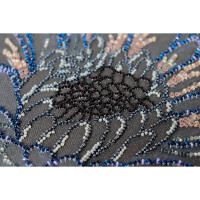 Abris Art stamped bead stitch kit "Blooming in the Dark", 30x40cm