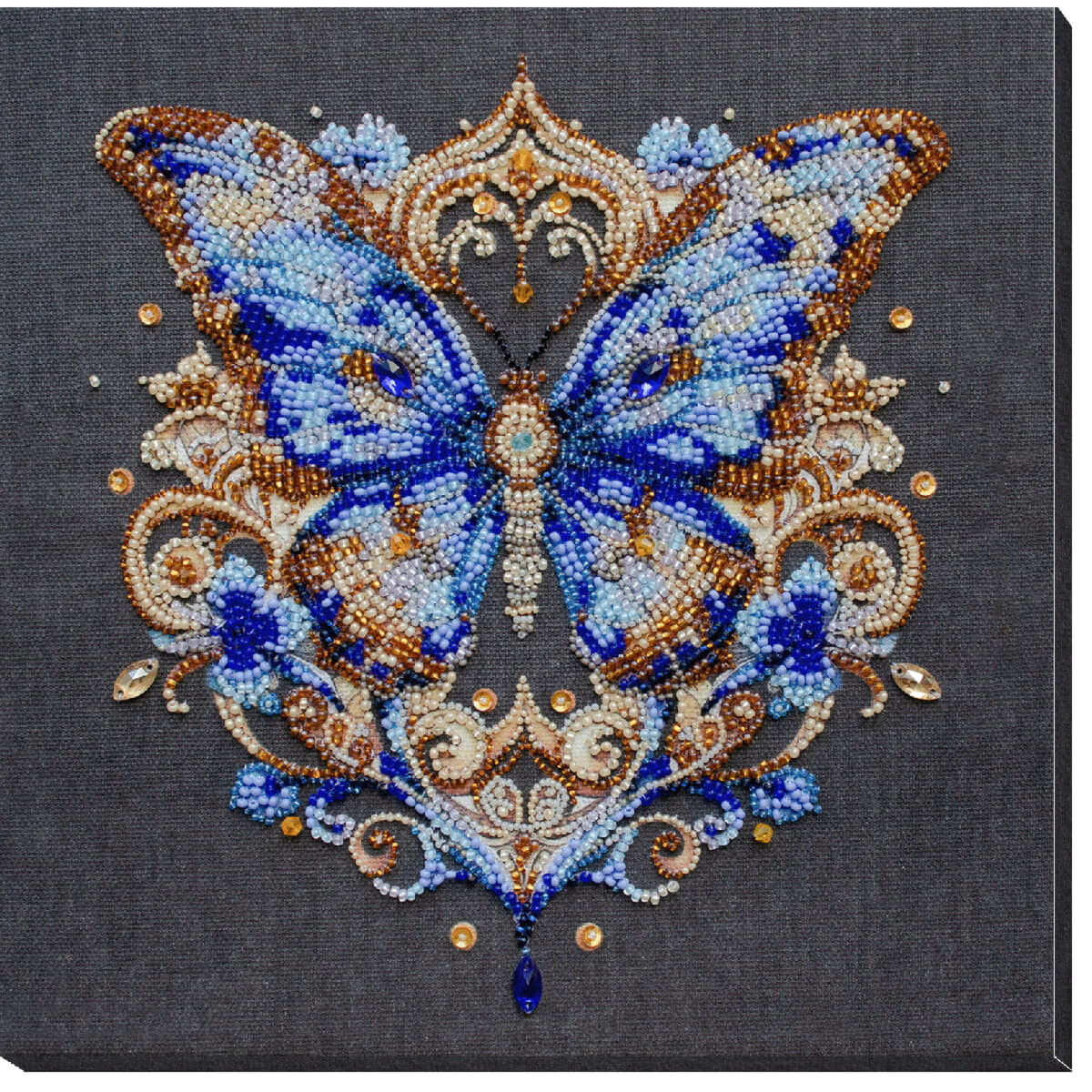 Abris Art stamped bead stitch kit "Luxurious...